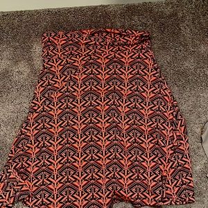 Lularoe Azure Skirt - M Medium - knee length - vibrant pattern